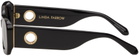 LINDA FARROW Black Lola Sunglasses