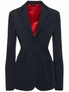 FERRARI - Stretch Twill Single Breasted Blazer