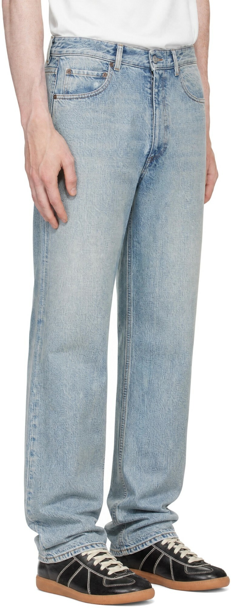MM6 Maison Margiela Blue 5 Pocket Jeans