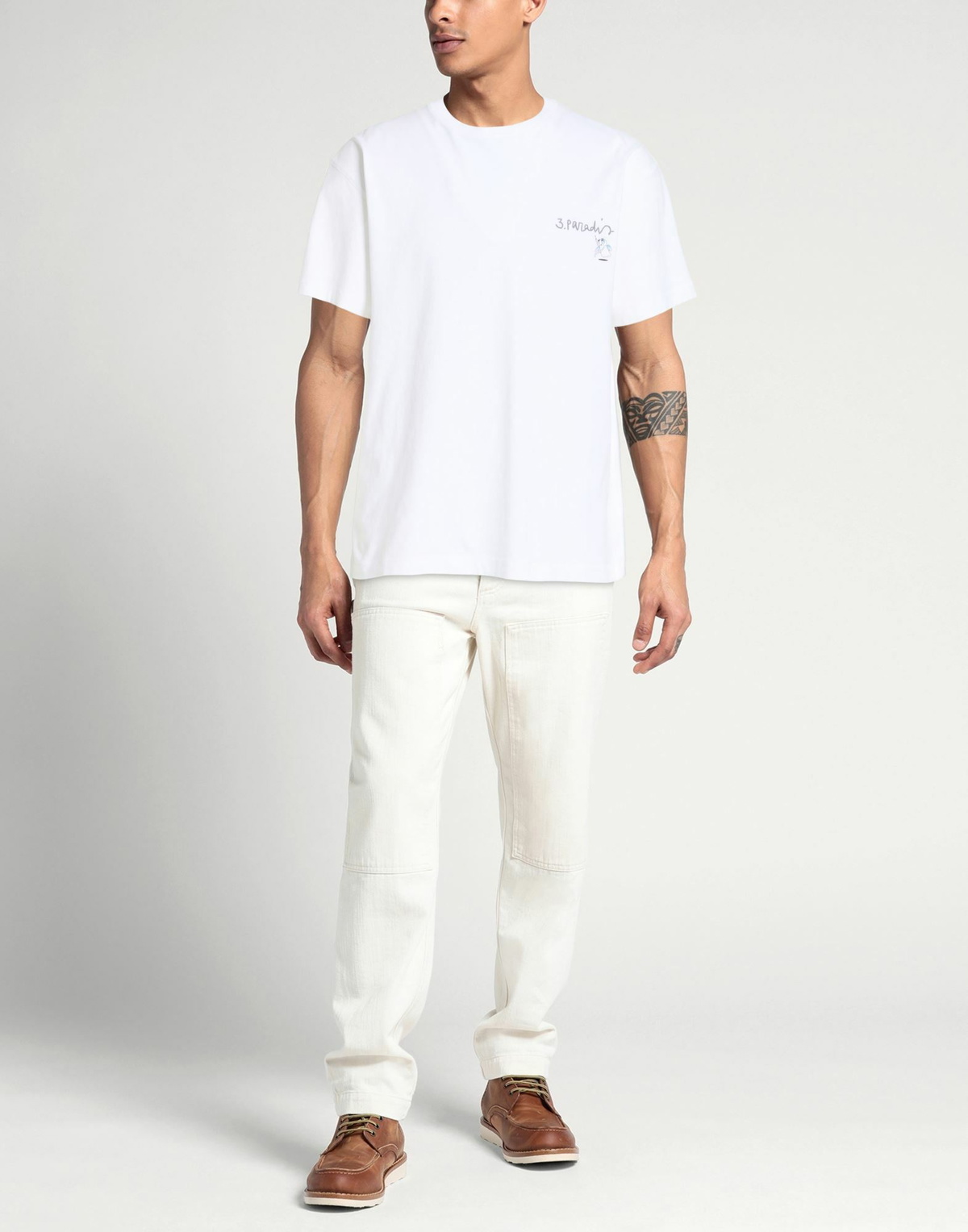 3.paradis Mens T-shirt in White