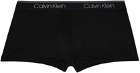 Calvin Klein Underwear Three-Pack Black Low-Rise Boxers