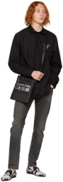 Versace Jeans Couture Black Couture Messenger Bag