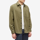 A.P.C. Men's Theodore Canvas Overshirt in Khaki