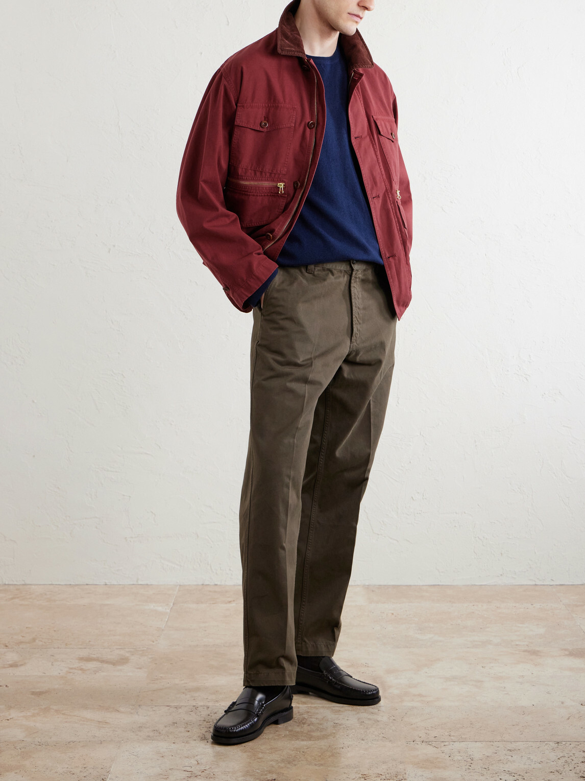 Officine Générale - Nate Cashmere Sweater - Blue