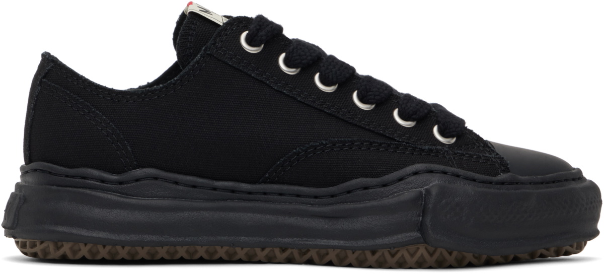 Maison MIHARA YASUHIRO Black Peterson OG Sole Canvas Low-Top