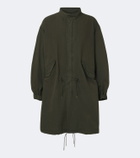A.Presse Wool and cotton parka