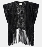 Isabel Marant Edita fringed leather vest