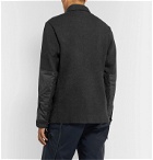 Aztech Mountain - Sopris Panelled Wool and Nylon Shirt - Gray