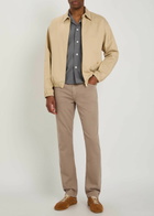 Paige Federal Slim Straight-leg Jeans Beige