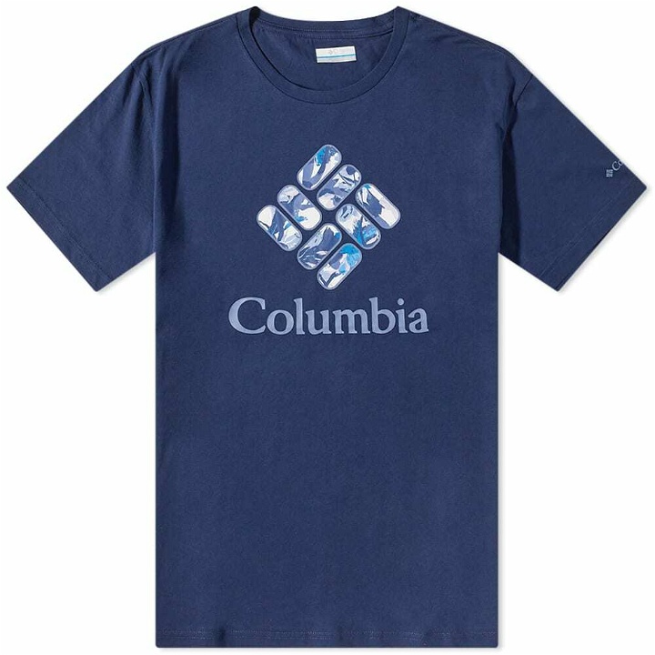 Photo: Columbia Men's Rapid Ridge™ Graphic T-Shirt in Carbon Heather
