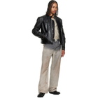 OUR LEGACY Black Yurei Leather Jacket