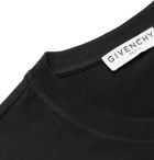 Givenchy - Panelled Cotton-Jersey T-Shirt - Black