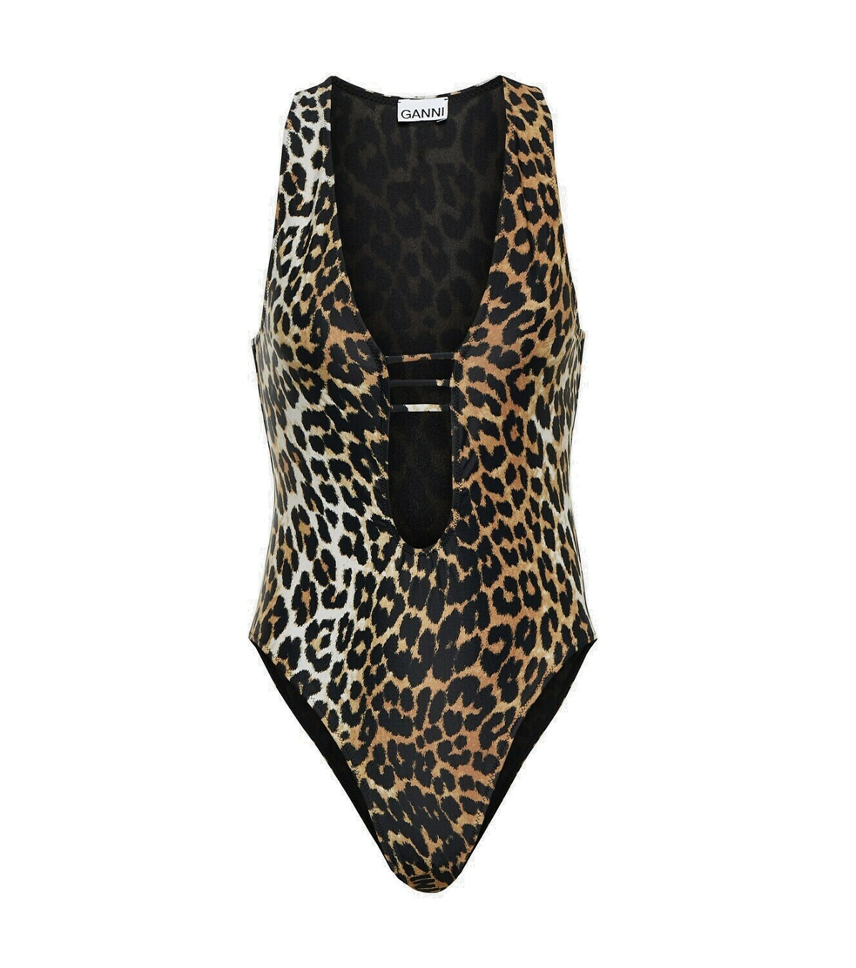 Ganni Leopard-print swimsuit GANNI