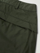 Moncler Genius - Pharrell Williams Straight-Leg Belted Convertible Shell Trackpants - Green
