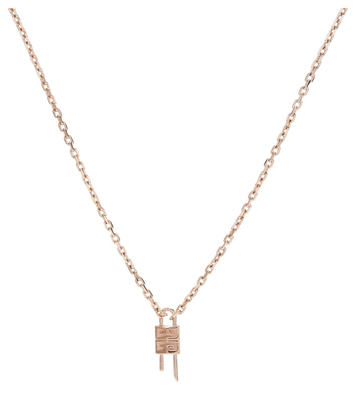 Photo: Givenchy 4G Padlock chain necklace