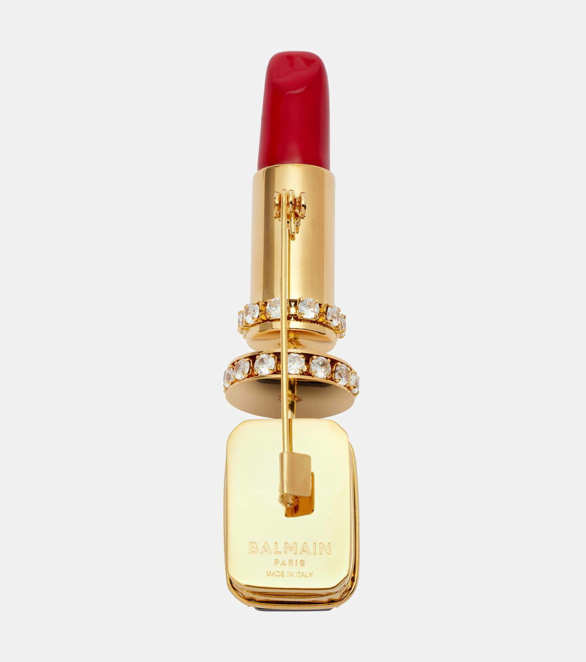 Lipstick & Chrome Silver Bells Brooch