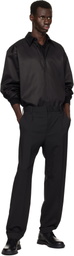 Hugo Black Leather Derbys