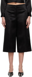 Theory Black Culotte Trousers