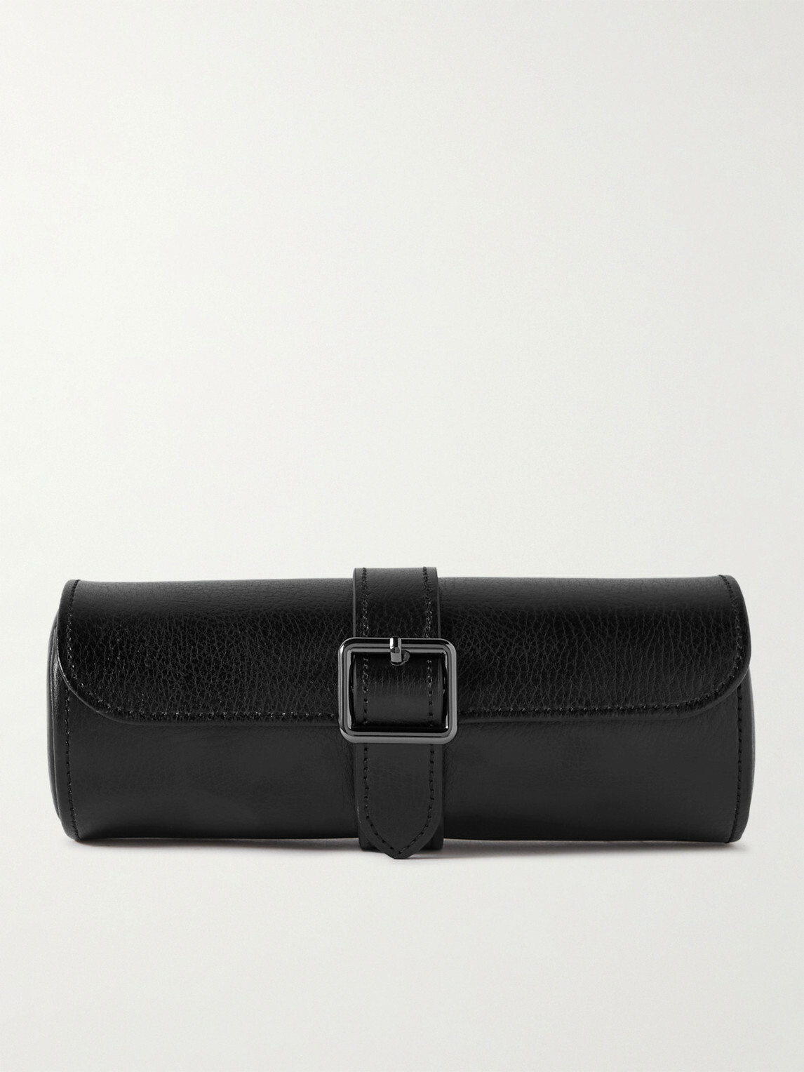 WOLF - British Racing Pebble-Grain Leather Watch Roll