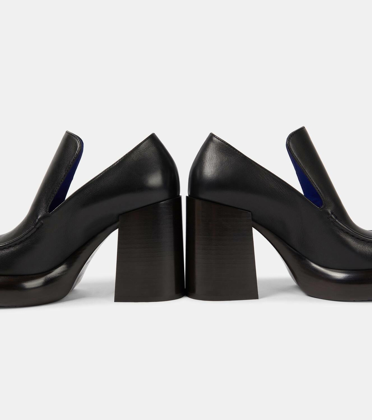 Burberry Leather loafer pumps