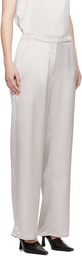 LESET Gray Barb Painter Lounge Pants