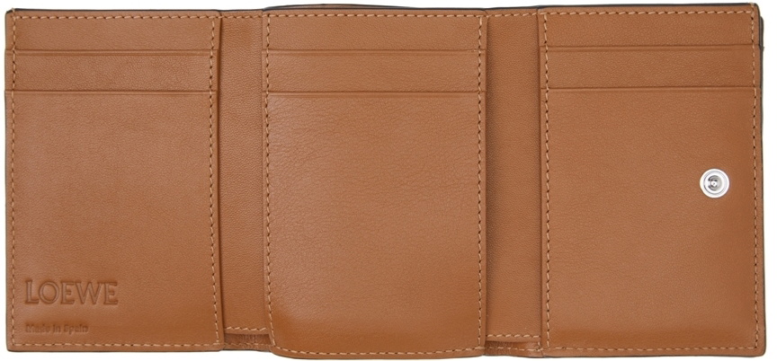 Loewe Women's Anagram Leather Trifold Wallet - Light Caramel One-Size