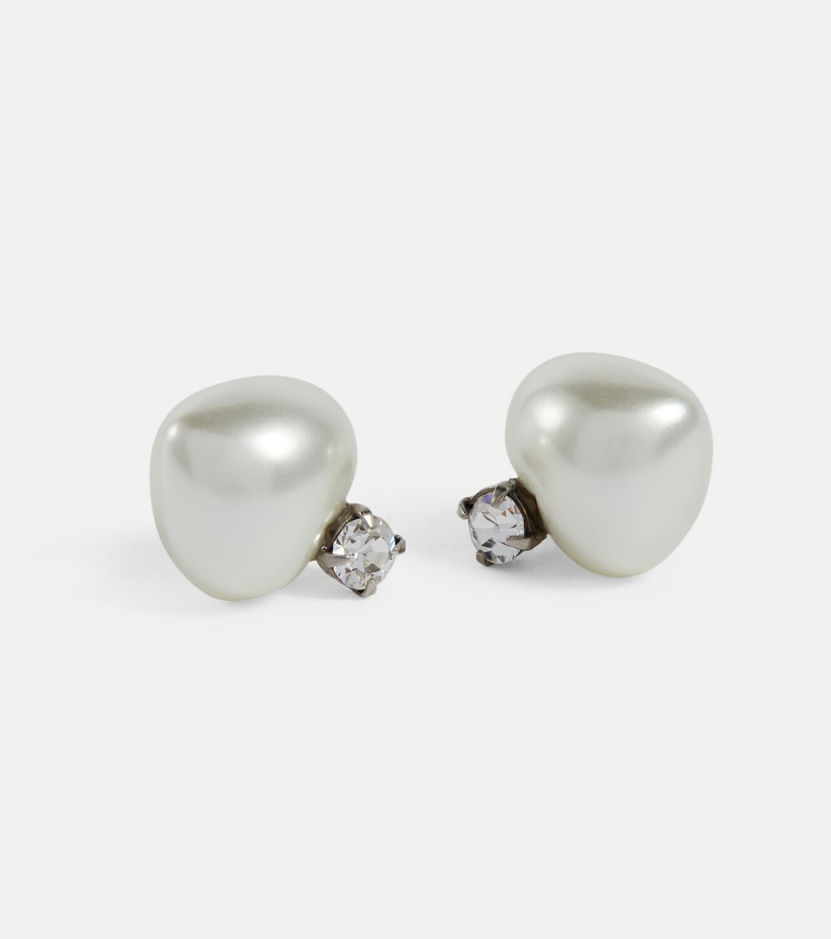 Simone Rocha Crystal-embellished faux pearl earrings Simone Rocha
