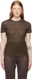 Nanushka Brown Guy T-Shirt