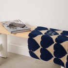 Human Made Men's Heart Fleece Blanket in Blue 