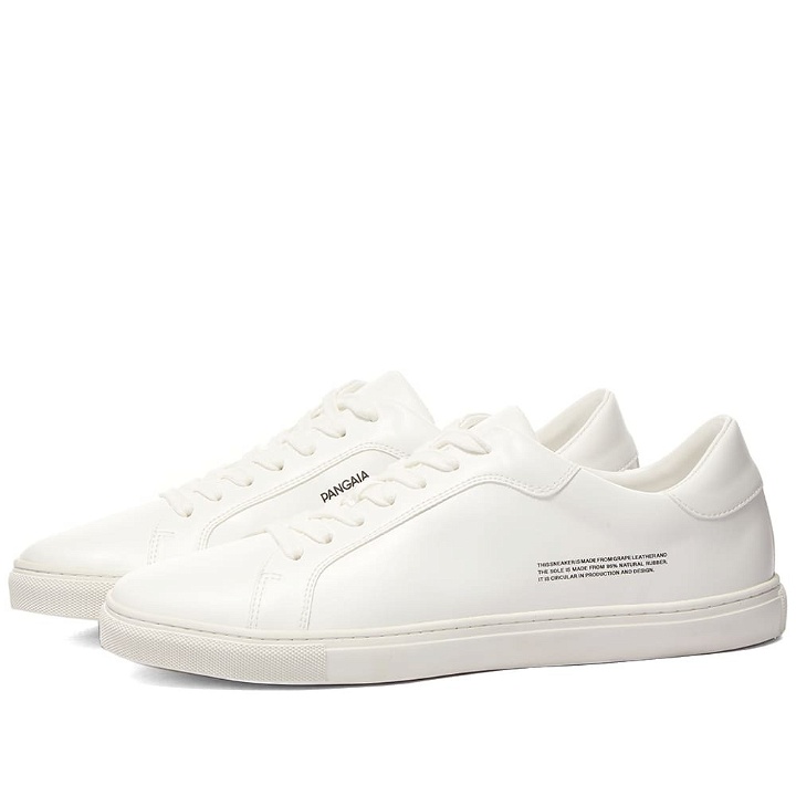Photo: Pangaia Grape Leather Sneakers in Off-White