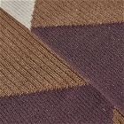 Ayame Socks Men's Chunky Prism Sock in Brown
