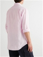 Loro Piana - Andre Striped Linen Shirt - Pink