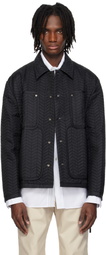 Craig Green Black Quilted Worker Jacket