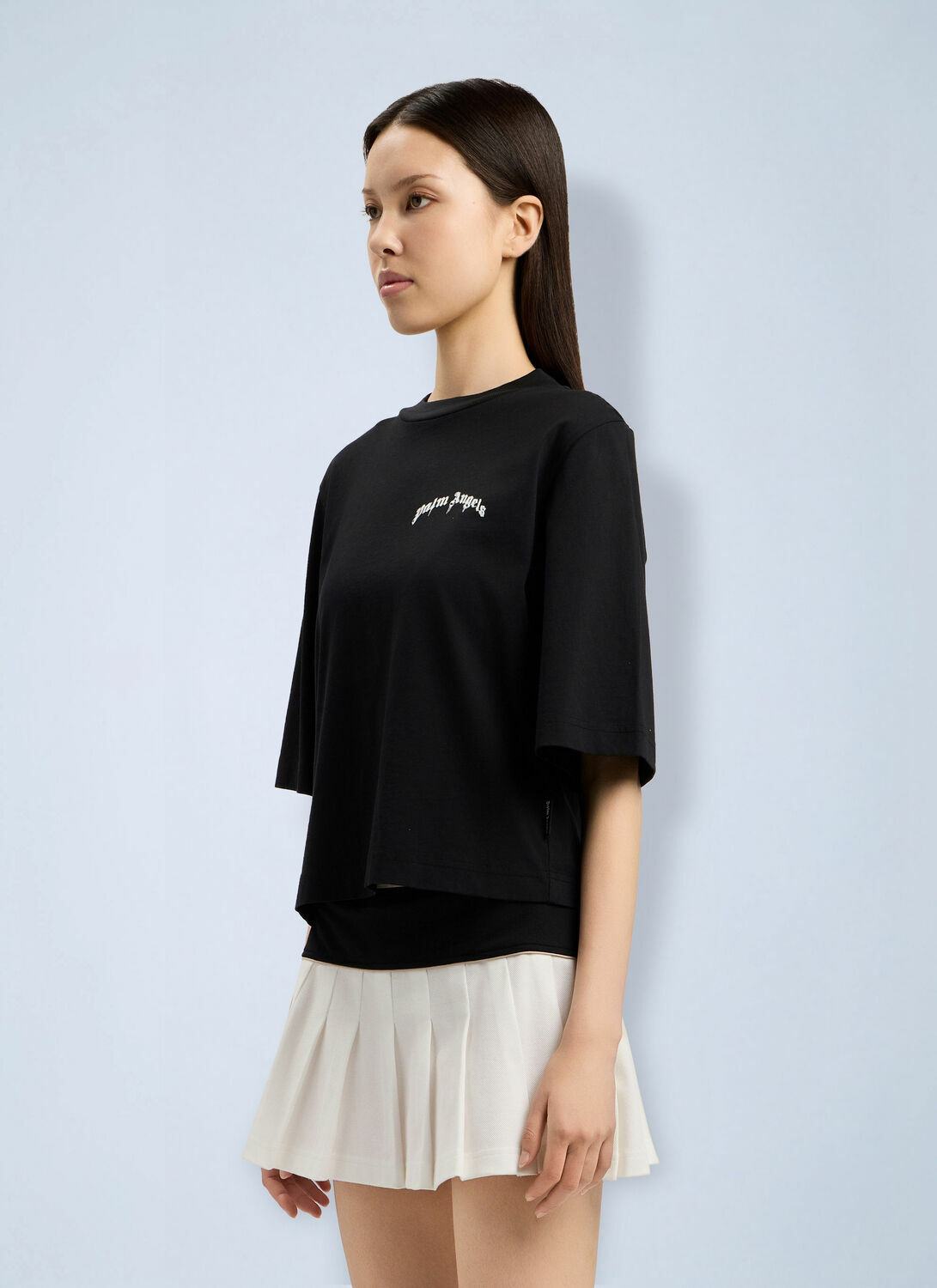 Palm Angels Mini Curved Logo Boxy T-Shirt