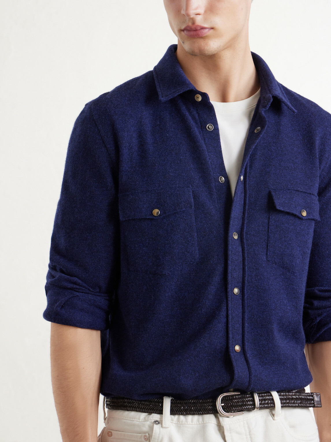 Brunello Cucinelli - Cashmere Shirt - Blue