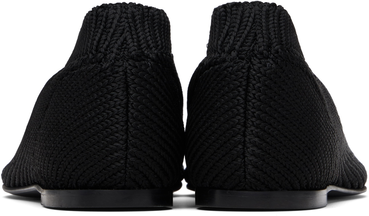 Proenza Schouler Black Glove Knit Loafers