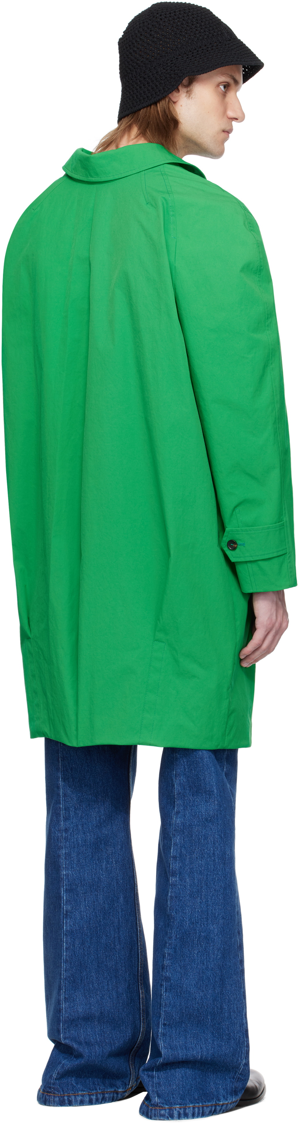 Bally Green Twill Coat