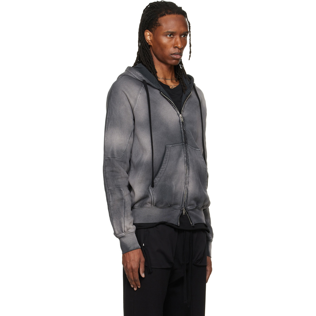 thom/krom Gray SJ 711 Hoodie