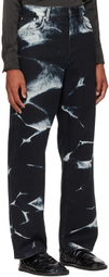 Dries Van Noten Black Bleached Jeans