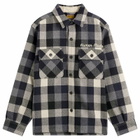 Human Made Men's Wool Check Shirt Jacket in Black