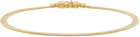 Tom Wood Gold Herringbone Bracelet