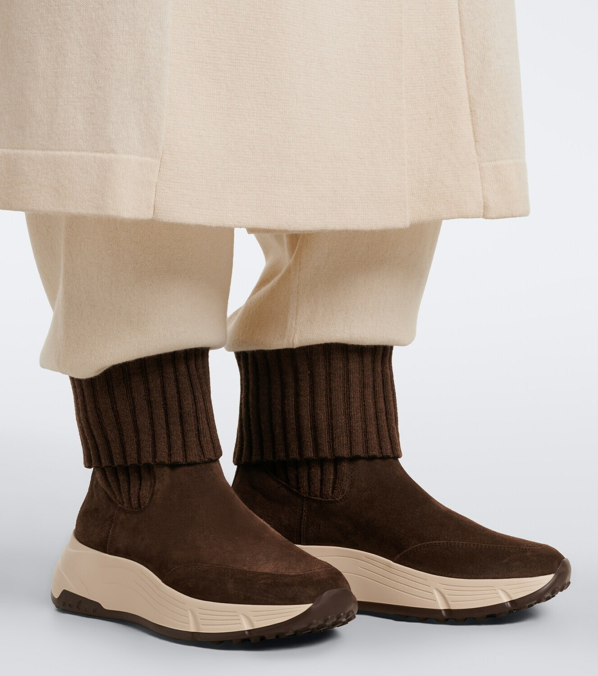 Hogan H669 suede ankle boots