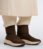 Hogan H669 suede ankle boots