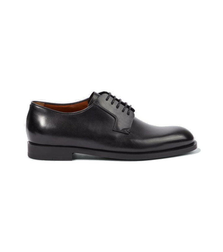 Photo: Zegna New Classic Flex leather Derby shoes