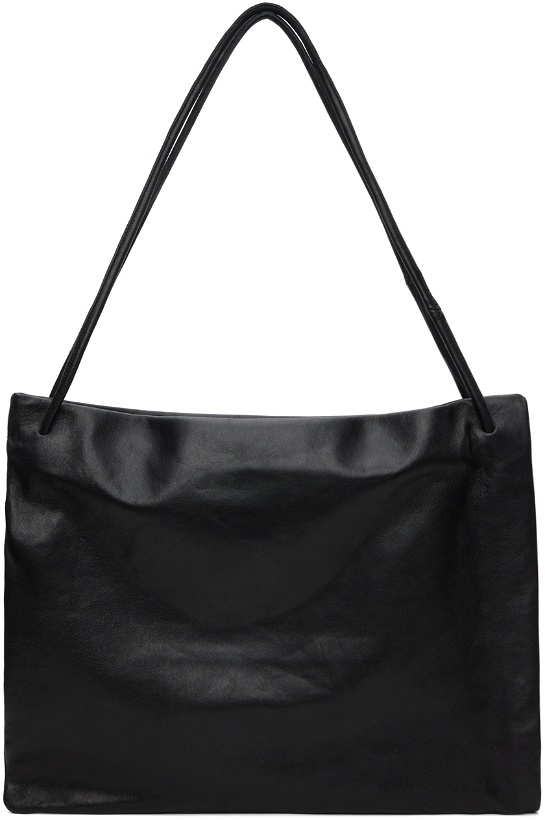 Photo: Gabriela Coll Garments SSENSE Exclusive Black No.131 Gathered Crossed Bag