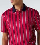 Valentino VLogo striped polo shirt
