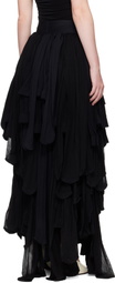 ALAINPAUL Black Tights Maxi Skirt
