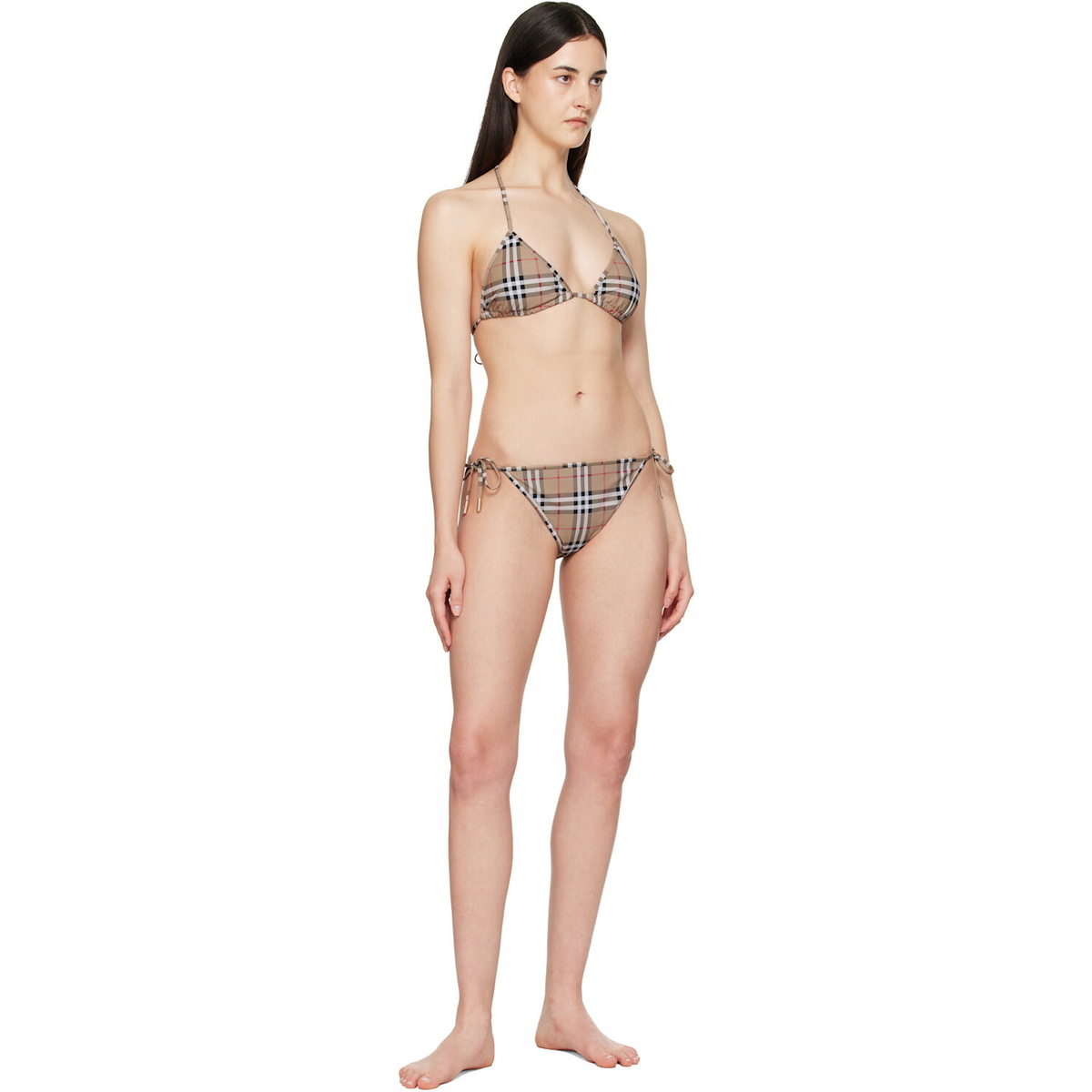 Burberry Beige Check Bikini