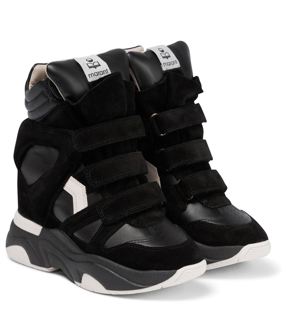 Isabel Marant Balskee leather wedge sneakers Isabel Marant