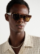 Kimeze - Mahi Oversized Square-Frame Tortoiseshell Mazzucchelli Acetate Sunglasses